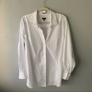 White Button Down Blouse